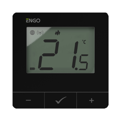 ZigBee Smart Thermostat Svartur - Gólfhita- og ofnastýring