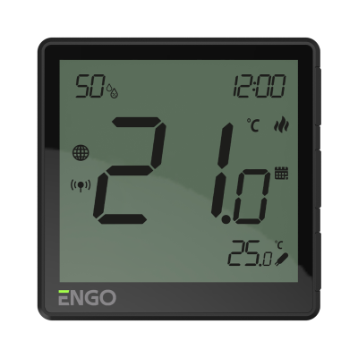 ZigBee Smart Thermostat Svartur 230V